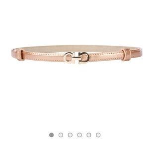 Adjustable skinny waist belt